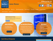 Tablet Screenshot of prodigychirocare.com